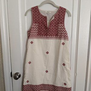 Madewell Small Linen Boho Dress